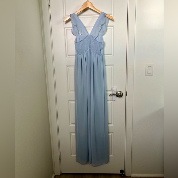 Show Me Your Mumu June Maxi Dress in Steel Blue - Picture 2 of 5